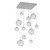 Hammerton Studio - CHB0092-12-CS-C-C01-L1 - LED Pendant - Gaia - Classic Silver