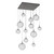 Hammerton Studio - CHB0092-12-GP-C-C01-L1 - LED Pendant - Gaia - Graphite
