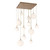 Hammerton Studio - CHB0092-12-NB-WL-C01-L3 - LED Chandelier - Gaia - Novel Brass