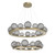 Hammerton Studio - CHB0092-2B-GB-S-CA1-L1 - LED Pendant - Gaia - Gilded Brass