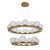 Hammerton Studio - CHB0092-2B-NB-C-CA1-L1 - LED Pendant - Gaia - Novel Brass