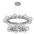 Hammerton Studio - CHB0092-2T-CS-C-CA1-L1 - LED Pendant - Gaia - Classic Silver