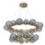 Hammerton Studio - CHB0092-2T-GB-S-CA1-L3 - LED Pendant - Gaia - Gilded Brass