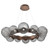 Hammerton Studio - CHB0092-39-BB-S-CA1-L1 - LED Pendant - Gaia - Burnished Bronze