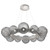 manufacturer_finish:Beige Silver|manufacturer_glass:Smoke Blown Glass|color_temperature:3000K
