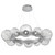Hammerton Studio - CHB0092-39-CS-C-CA1-L3 - LED Pendant - Gaia - Classic Silver