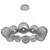 Hammerton Studio - CHB0092-39-CS-S-CA1-L1 - LED Pendant - Gaia - Classic Silver