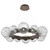 manufacturer_finish:Flat Bronze|manufacturer_glass:Clear Blown Glass|color_temperature:3000K