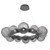Hammerton Studio - CHB0092-39-GP-S-CA1-L1 - LED Pendant - Gaia - Graphite