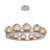 manufacturer_finish:Beige Silver|manufacturer_glass:Floret Crystal Inner - Bronze Outer|color_temperature:3000K