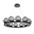 manufacturer_finish:Matte Black|manufacturer_glass:Floret Crystal Inner - Smoke Outer|color_temperature:3000K