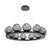 manufacturer_finish:Matte Black|manufacturer_glass:Geo Crystal Inner - Smoke Outer|color_temperature:2700K