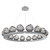 manufacturer_finish:Classic Silver|manufacturer_glass:Floret Crystal Inner - Smoke Outer|color_temperature:2700K