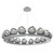 manufacturer_finish:Classic Silver|manufacturer_glass:Geo Crystal Inner - Smoke Outer|color_temperature:3000K