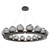 manufacturer_finish:Flat Bronze|manufacturer_glass:Floret Crystal Inner - Smoke Outer|color_temperature:2700K