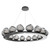 manufacturer_finish:Graphite|manufacturer_glass:Floret Crystal Inner - Smoke Outer|color_temperature:3000K