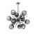 Hammerton Studio - CHB0095-0G-GP-GS-001-L1 - LED Chandelier - Luna - Graphite