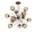 Hammerton Studio - CHB0095-0H-BB-ZB-001-L3 - LED Chandelier - Luna - Burnished Bronze