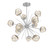 Hammerton Studio - CHB0095-0H-CS-GA-001-L3 - LED Chandelier - Luna - Classic Silver