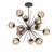 Hammerton Studio - CHB0095-0H-FB-GB-001-L1 - LED Chandelier - Luna - Flat Bronze