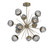 Hammerton Studio - CHB0095-0H-GB-FS-001-L3 - LED Chandelier - Luna - Gilded Brass