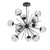 Hammerton Studio - CHB0095-0H-MB-GC-001-L1 - LED Chandelier - Luna - Matte Black