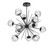 Hammerton Studio - CHB0095-0H-MB-ZC-001-L1 - LED Chandelier - Luna - Matte Black
