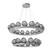 manufacturer_finish:Classic Silver|manufacturer_glass:Geo Crystal Inner - Smoke Outer|color_temperature:2700K