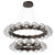 Hammerton Studio - CHB0095-2T-FB-FC-CA1-L1 - LED Chandelier - Luna - Flat Bronze