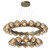 Hammerton Studio - CHB0095-2T-GB-FB-CA1-L3 - LED Chandelier - Luna - Gilded Brass