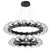 manufacturer_finish:Matte Black|manufacturer_glass:Geo Crystal Inner - Clear Outer|color_temperature:3000K