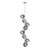 manufacturer_finish:Classic Silver|manufacturer_glass:Geo Crystal Inner - Smoke Outer|color_temperature:3000K