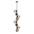 manufacturer_finish:Matte Black|manufacturer_glass:Floret Crystal Inner - Bronze Outer|color_temperature:3000K