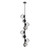 manufacturer_finish:Matte Black|manufacturer_glass:Floret Crystal Inner - Clear Outer|color_temperature:2700K