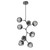 Hammerton Studio - CHB0095-VB-GP-GS-001-L1 - LED Chandelier - Luna - Graphite