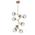 Hammerton Studio - CHB0095-VB-NB-ZC-001-L3 - LED Chandelier - Luna - Novel Brass