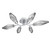 manufacturer_finish:Classic Silver|manufacturer_glass:Smoke Blown Glass|color_temperature:2700K|cri:Unspecified|voltage:Unspecified