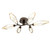 manufacturer_finish:Flat Bronze|manufacturer_glass:Amber Blown Glass|color_temperature:3000K|cri:93|voltage:120.00V