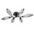 manufacturer_finish:Matte Black|manufacturer_glass:Smoke Blown Glass|color_temperature:2700K|cri:93|voltage:120.00V
