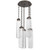 Hammerton Studio - CNB0056-05-FB-LC-CH1-L1 - LED Pendant - Ledgestone - Flat Bronze