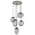 Hammerton Studio - CNB0065-05-BS-S-CH1-E2 - Five Light Pendant - Cosmos Bulb - Beige Silver
