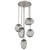 Hammerton Studio - CNB0065-05-BS-S-CH2-E2 - Five Light Pendant - Cosmos Bulb - Beige Silver