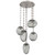Hammerton Studio - CNB0065-05-BS-S-CH3-E2 - Five Light Pendant - Cosmos Bulb - Beige Silver