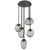 Hammerton Studio - CNB0065-05-MB-S-CH2-E2 - Five Light Pendant - Cosmos Bulb - Matte Black