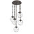 Hammerton Studio - CNB0066-05-FB-FC-CH3-L1 - LED Pendant - Aster LED - Flat Bronze