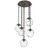Hammerton Studio - CNB0066-05-FB-GC-CH2-L3 - LED Pendant - Aster LED - Flat Bronze