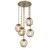 Hammerton Studio - CNB0066-05-GB-GB-CH2-L1 - LED Pendant - Aster LED - Gilded Brass