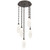 Hammerton Studio - CNB0071-05-FB-WL-CH1-L3 - LED Pendant - Fiori - Flat Bronze