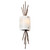 manufacturer_finish:Flat Bronze|manufacturer_glass:Ivory Wisp|light_source:Incandescent|voltage:120.00V