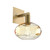manufacturer_finish:Gilded Brass|manufacturer_glass:Amber Blown Glass